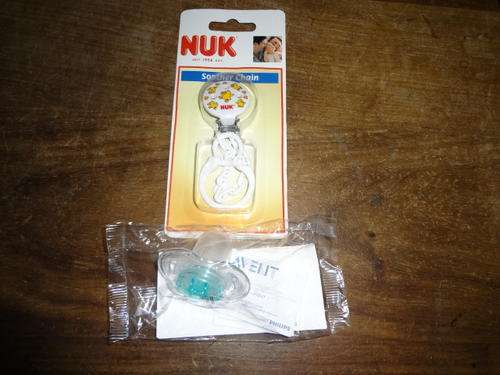 BRAND NEW baby NUK and AVENT soothers and NUK soother chain
