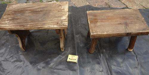 Small wooden stools x 2 (was used for pot plant stands)