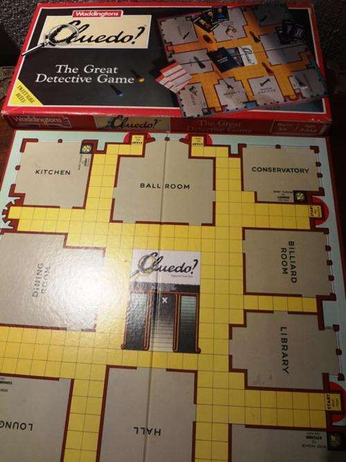 Boardgame - Waddingtons Cluedo in red box - complete