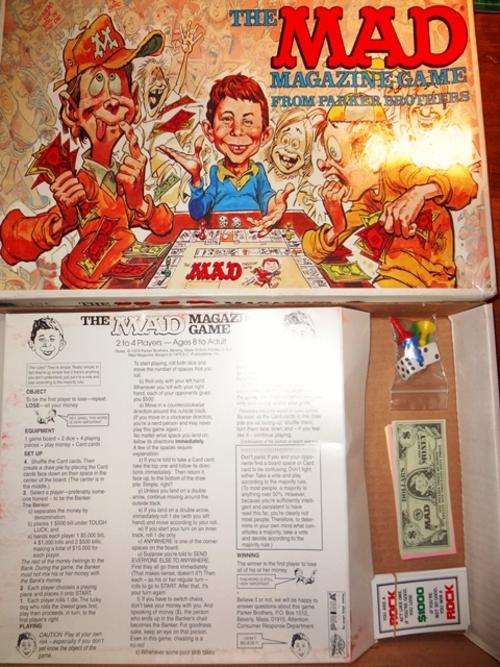 Boardgame - MAD (newer version) - complete and like new condition