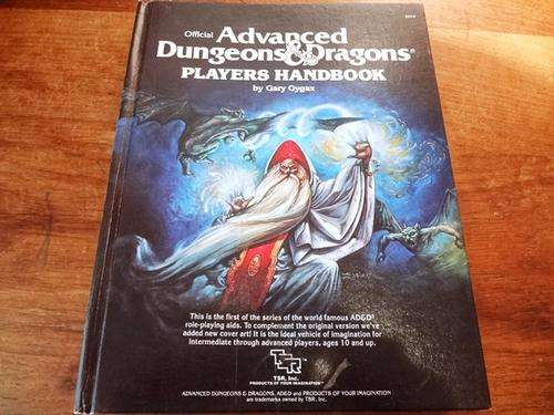 Official Advanced Dungeons & Dragons Players Handbook by Gary Gygax (soft cover)