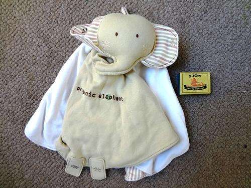 Woolworths Organic Elephant - comfort blanket (unwanted gift)