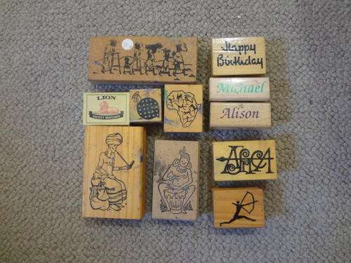 PRICE REDUCED Various lot of Africa stamps, Happy Birthday, etc. (10 stamps in total)