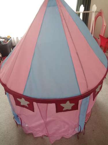 Pink Castle indoor tent