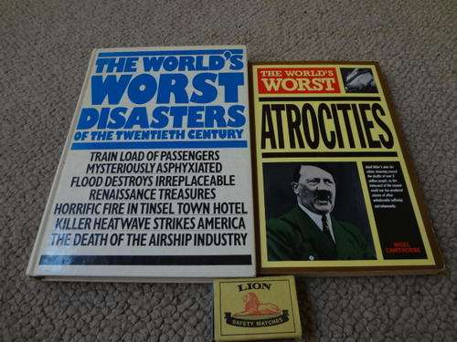 Lot of books on Disasters and Atrocities (2 books)