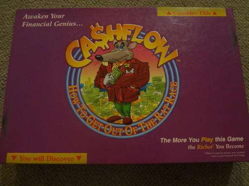 Cashflow TM (cashflow101 / cashflow investments) board game by Rich Dad author