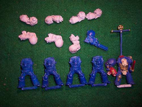 warhammer 40k space marine terminator squad (metal)