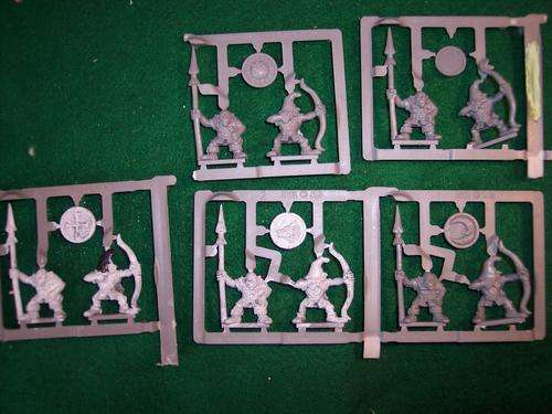 warhammer -goblin plastic archers and spear (10 figs)