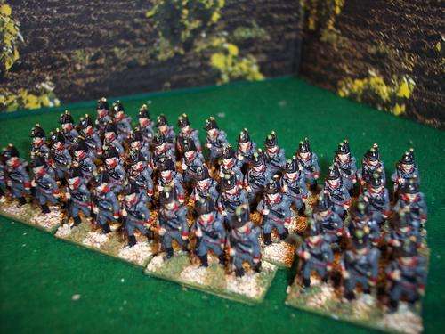 15mm A+ ptd Napoleonic Austrian Jager * 48