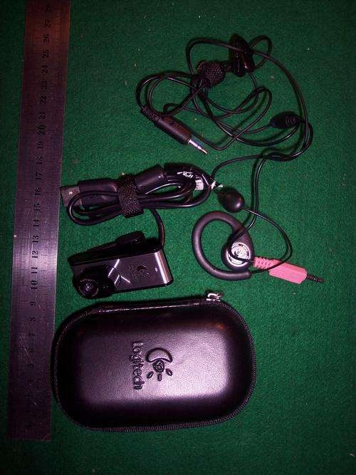 Logitec Webcom - highly compact - includes earpiece and mic.