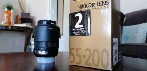 Nikon AF-S 55-200mm (manual focus)