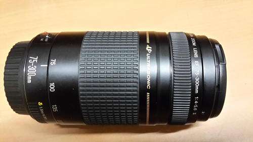 Canon EF 75-300mm II USM Lens with both lens Caps **PLEASE READ**