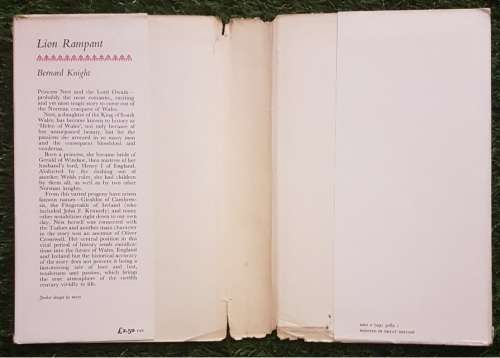 Lion Rampant - Bernard Knight.  (1st Edition)