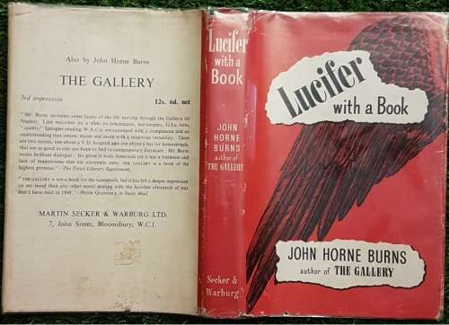 Lucifer with a Book - John Horne Burns. Rare, esp 1st Edition. Controversial)