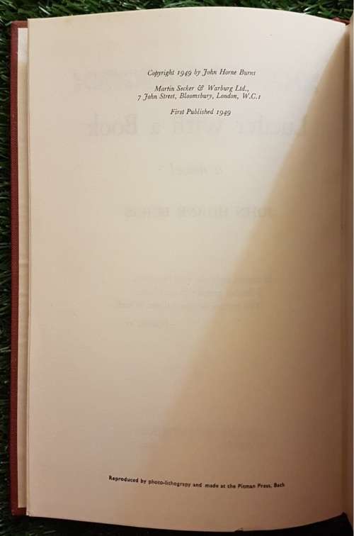 Lucifer with a Book - John Horne Burns. Rare, esp 1st Edition. Controversial)