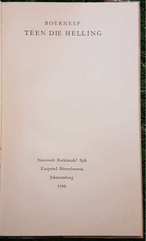 Teen Die Helling (Boerneef)