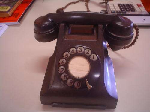 Black Siemens Telephone