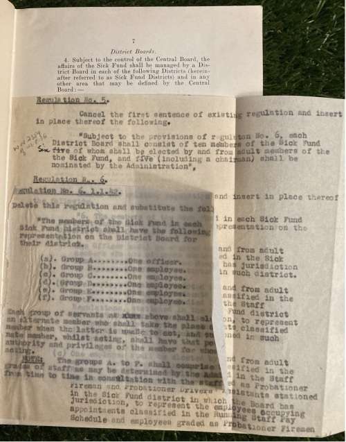 1934 South African Railways and Harbours Sick Fund Regulations./Suid-Afrikaanse Spoorweg en Hawens