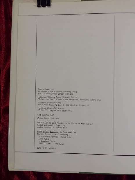 The Leo Burnett Book Of Advertising