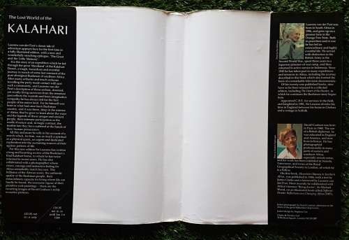 The Lost World Of the Kalahari. With, The Great and the Little Memory.  Laurens Jan van der Post, CB