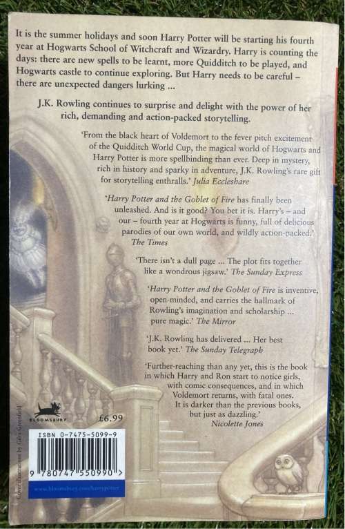 Harry Potter and the Goblet of Fire: - J.K. Rowling