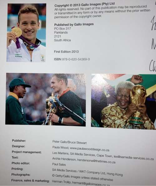 South Africa`s 100 Most Famous Sport Photos: - Les Martens For SuperSport