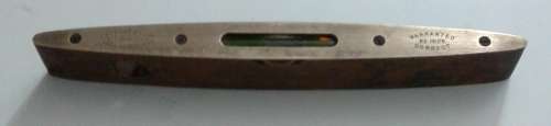 Vintage/Antique? J. Rabone & Sons Birmingham Torpedo Brass and Rosewood Spirit Level