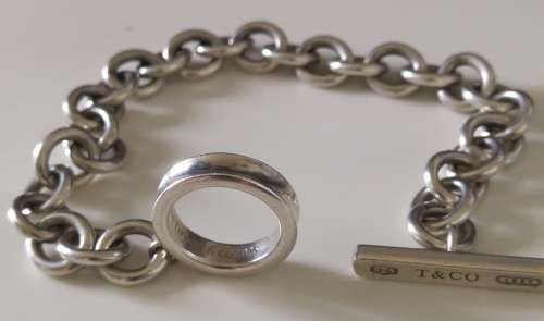 Vintage Hallmarked Sterling Silver Tiffany & Co Bracelet