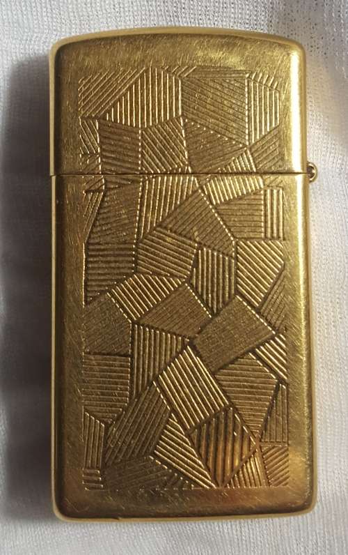 Vintage Bradford USA Brass Zippo Lighter