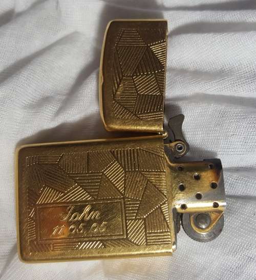 Vintage Bradford USA Brass Zippo Lighter