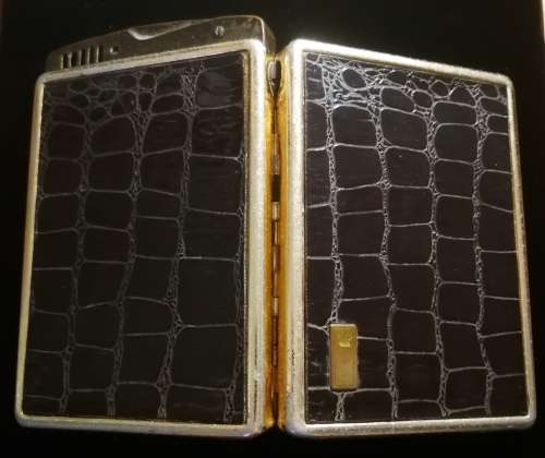 Vintage Van Hanks Cigarette Case and Lighter