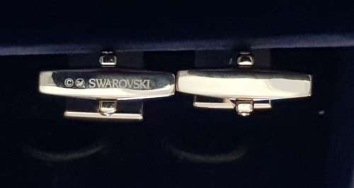 Authentic Swarovski  Faceted Crystal Cufflinks