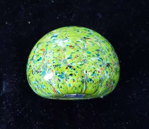 Collectable Strathearn Hand Made Glass Paperweight