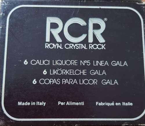 Vintage Royal Crystal Rock Glass Set