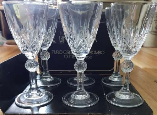 Vintage Royal Crystal Rock Glass Set