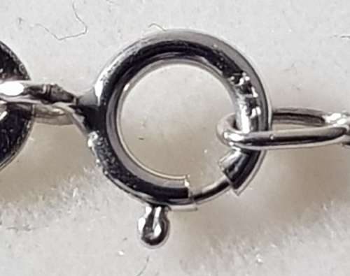 9ct White Gold Chain with Dragonfly Pendant Encrusted with Black and Clear Diamonds
