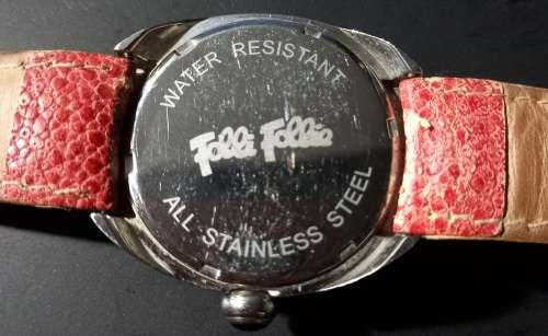 Folli Follie Watch with Leather Strap