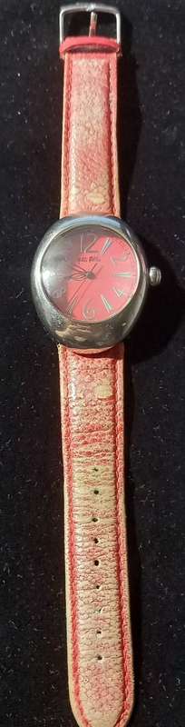 Folli Follie Watch with Leather Strap