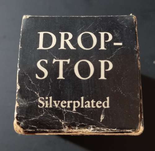 Vintage Made in Sweden Silver Plated Drop Stopper