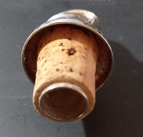 Vintage Made in Sweden Silver Plated Drop Stopper