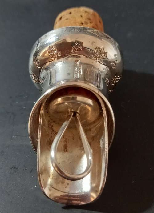 Vintage Made in Sweden Silver Plated Drop Stopper