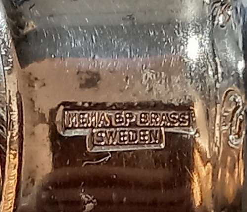 Vintage Made in Sweden Silver Plated Drop Stopper