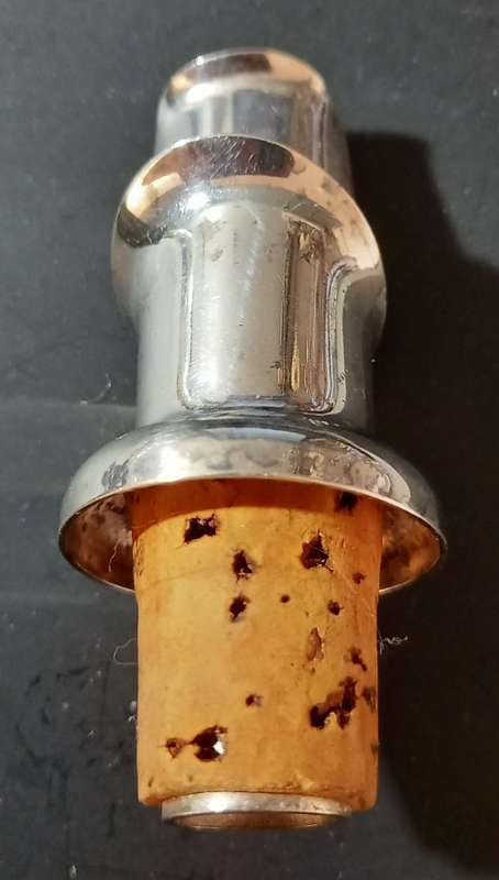 Vintage Made in Sweden Silver Plated Drop Stopper