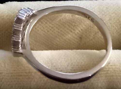 Stunning Sterling Silver Ring with Multicolour Gemstones