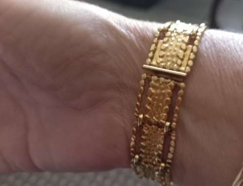 Vintage Stunning K & L 14ct Rolled Gold Bracelet