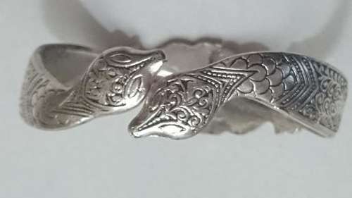 Vintage Snake Cuff Bangle - Art Deco