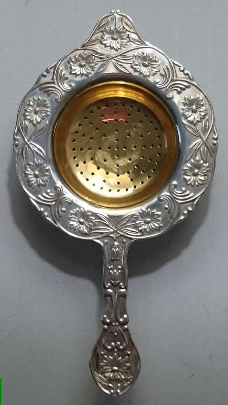 Vintage Tea Strainer Prima Plate Sweden