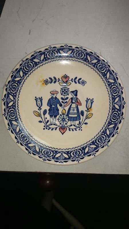 Staffordshire Old Granite Johnson Bros Hearts & Flowers Saucer