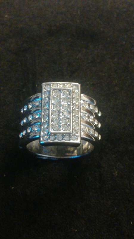 Designer Silver Plated Costume Ring