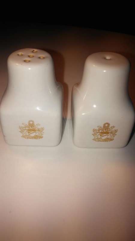 Vintage British Airways Salt & Pepper Set